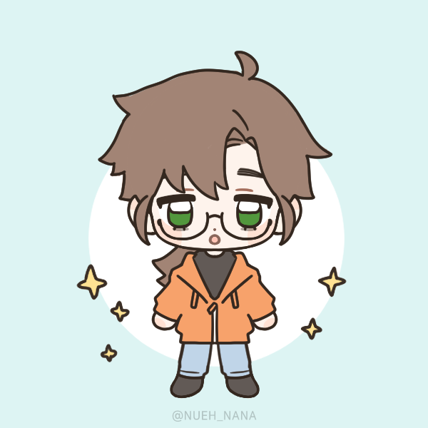 A cutesy Picrew dollmaker version of myself.